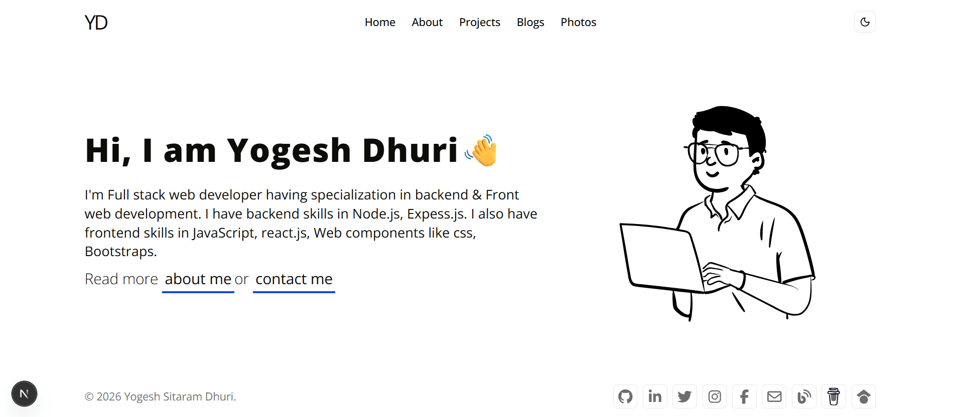 Portfolio Website with Next.Js